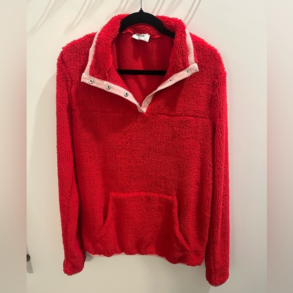 Amalli Talli Red Sweetheart Sherpa Size Small TALL FRIENDLY - Picture 4 of 7
